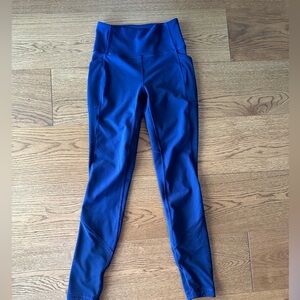 Lululemon - Blue Mesh Leggings 28’’ Excellent Condition!